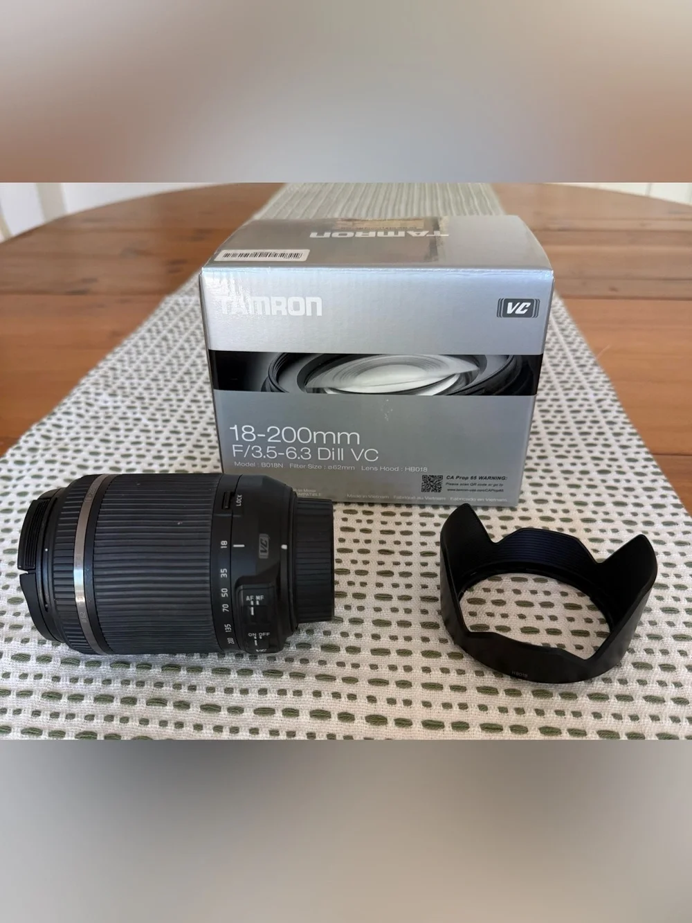 18-200mm F/3.5-6.3 Di II VC Lens for Nikon — Black